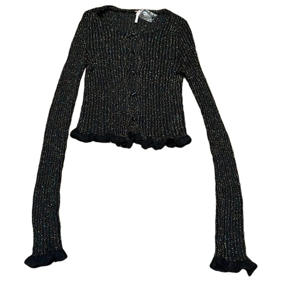 FREE PEOPLE, Erica Lurex Cardi- NWOT - Picture 3 of 8